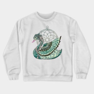 Wonderful elegant swan Crewneck Sweatshirt